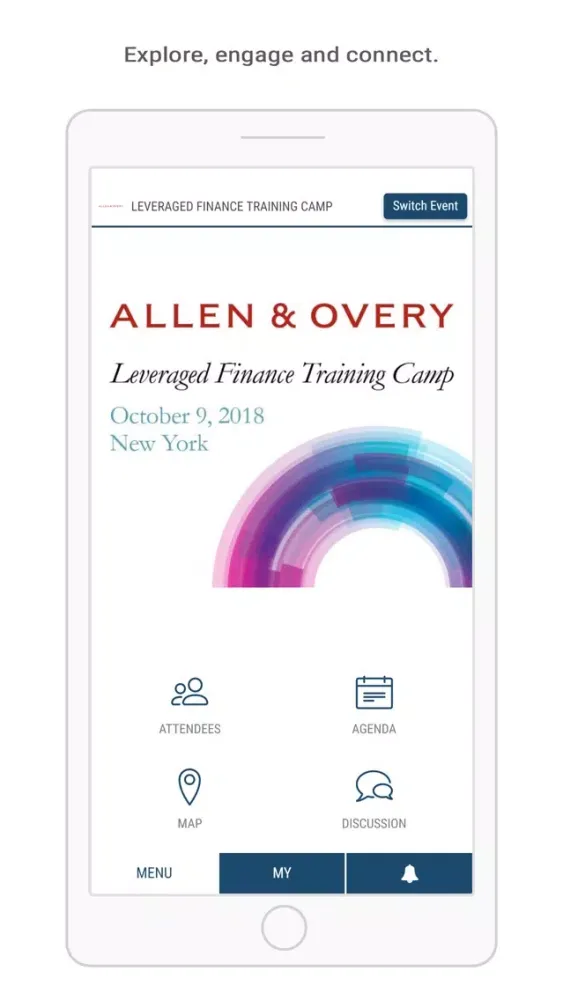 Captures d'écran de Allen & Overy Events
