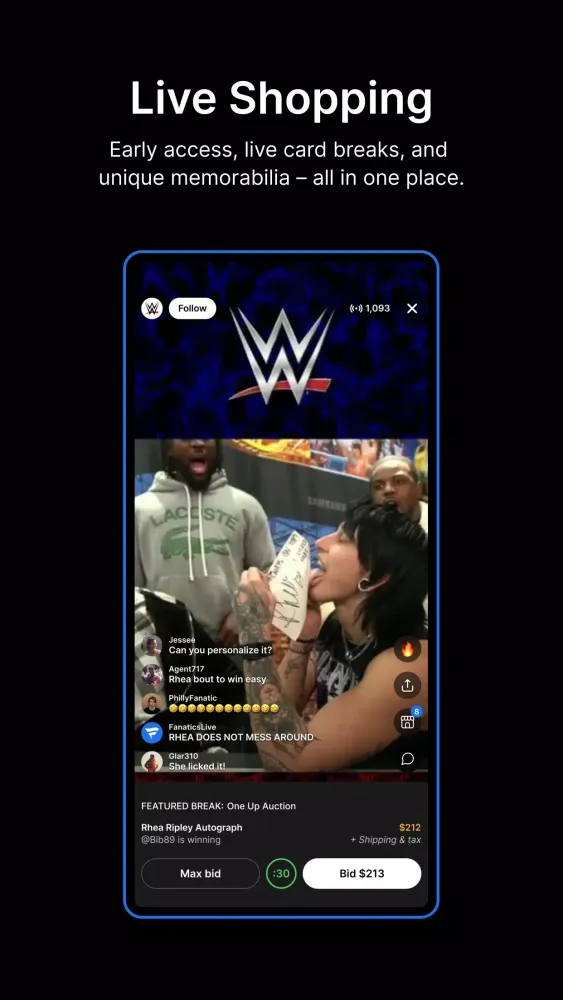 Fanatics Live: Break Your Way Screenshots