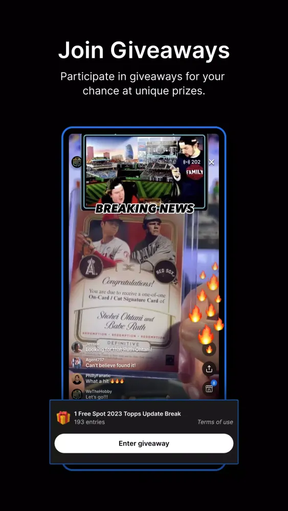 Fanatics Live: Break Your Way Screenshots