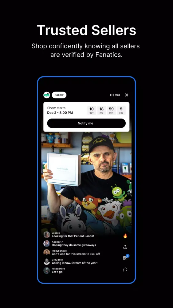 Fanatics Live: Break Your Way Screenshots