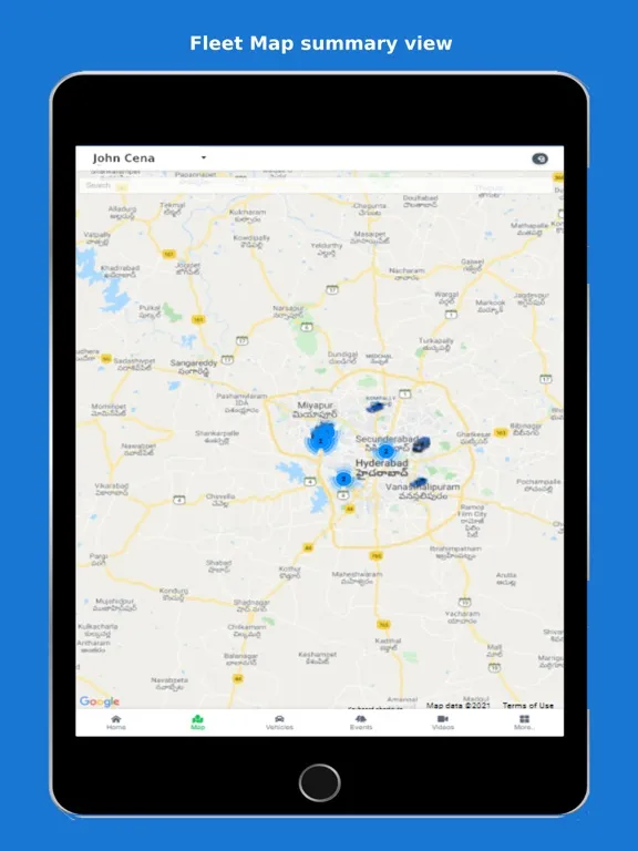 Fleetly Telematics iPad  스크린샷