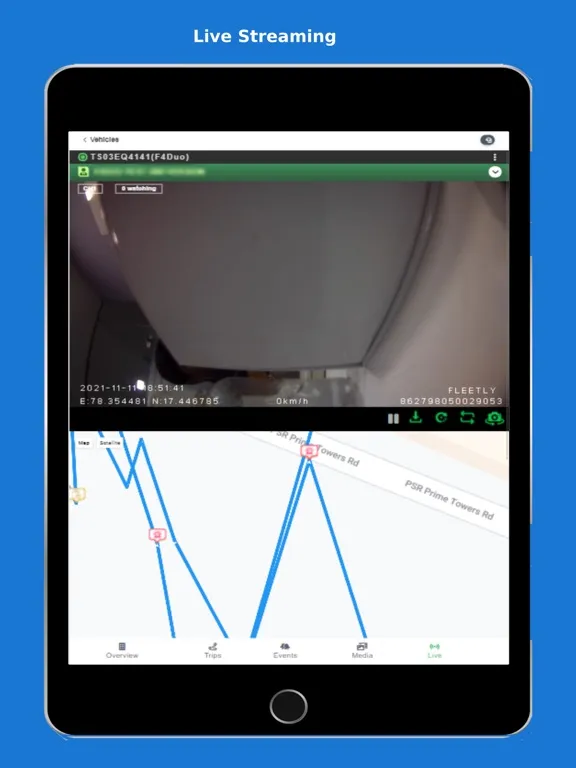 Fleetly Telematics iPad  스크린샷
