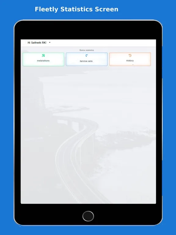 Zrzuty ekranu Fleetly - Service Engineer iPad 