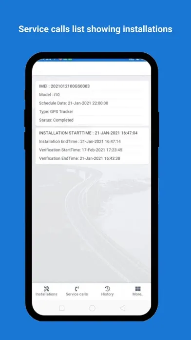 Zrzuty ekranu Fleetly - Service Engineer