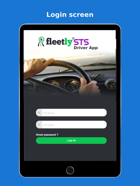 Fleetly STS -Driver App iPad 應用截圖