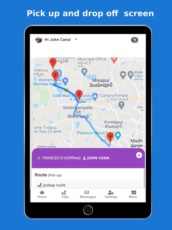 Fleetly STS -Driver App iPad 應用截圖