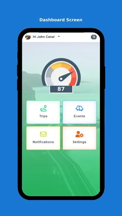 Tangkapan layar Fleetly STS -Driver App