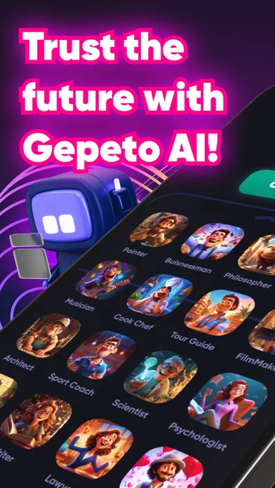 Tangkapan layar Gepeto - Chat AI Assistants
