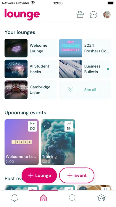 Captures d'écran de Lounge - Groups & Events