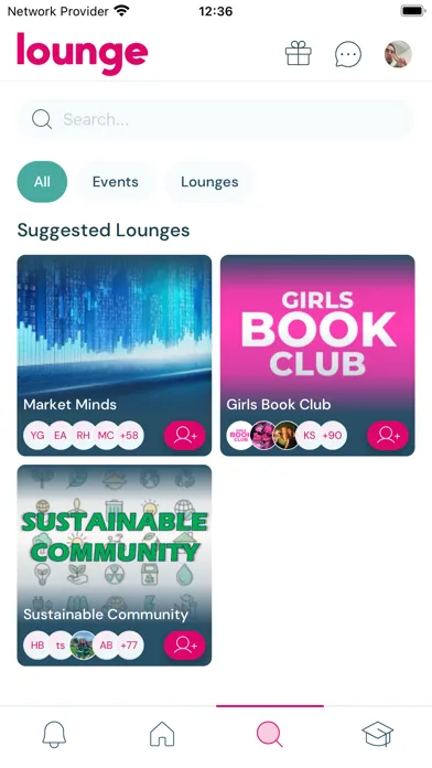 Captures d'écran de Lounge - Groups & Events