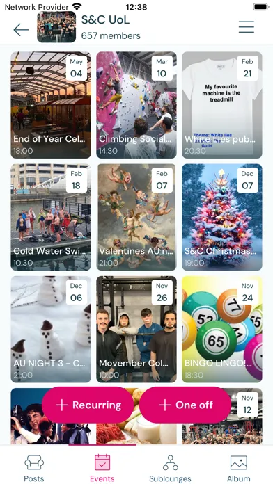 Captures d'écran de Lounge - Groups & Events