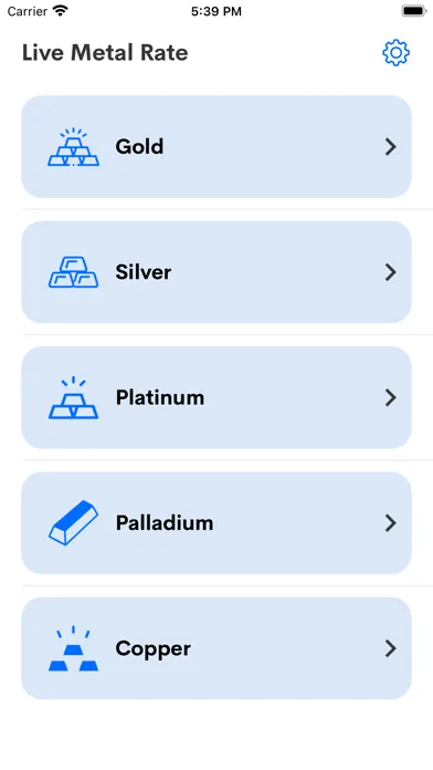 Live Metal Rate - Gold, Silver应用截图