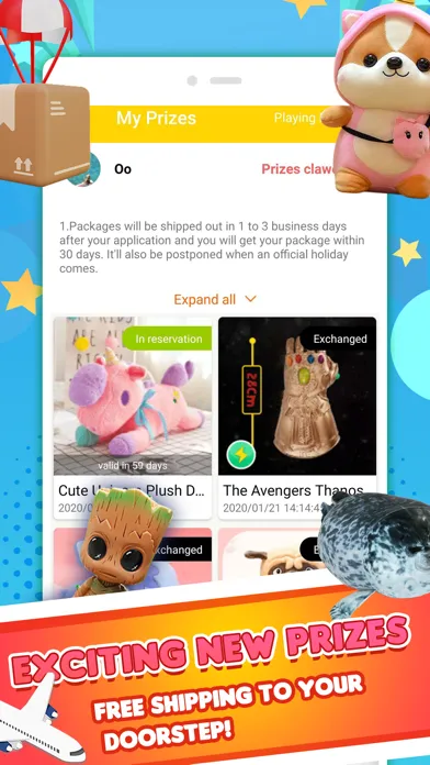 Claw Prize-Real Claw Machines سکرین شاٹس