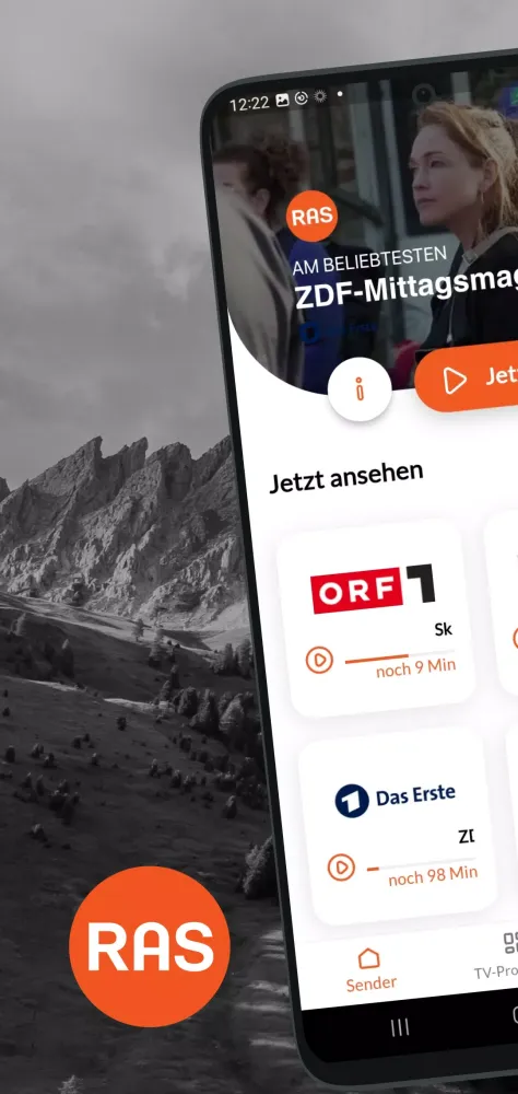 Live TV der RAS • Südtirol Screenshots