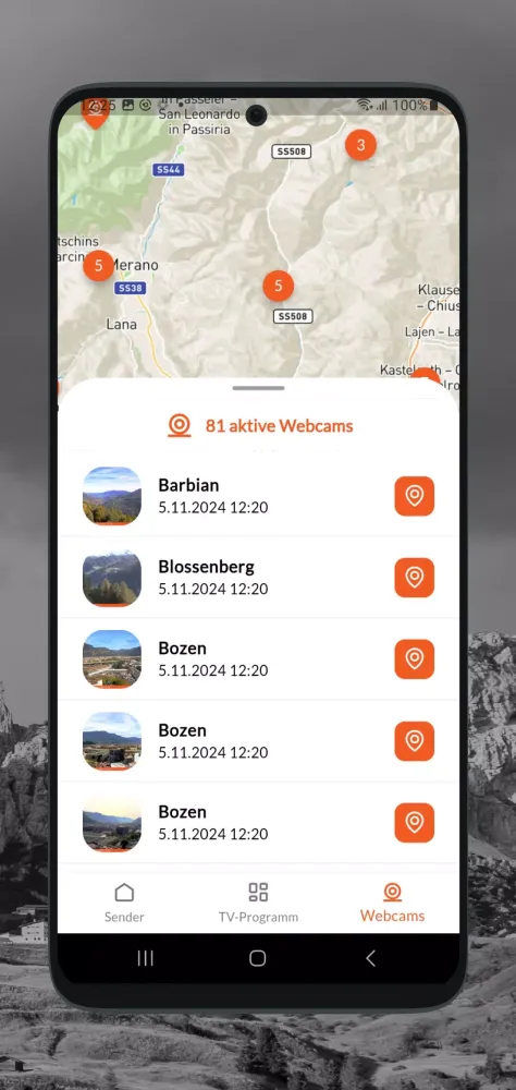 Live TV der RAS • Südtirol Screenshots
