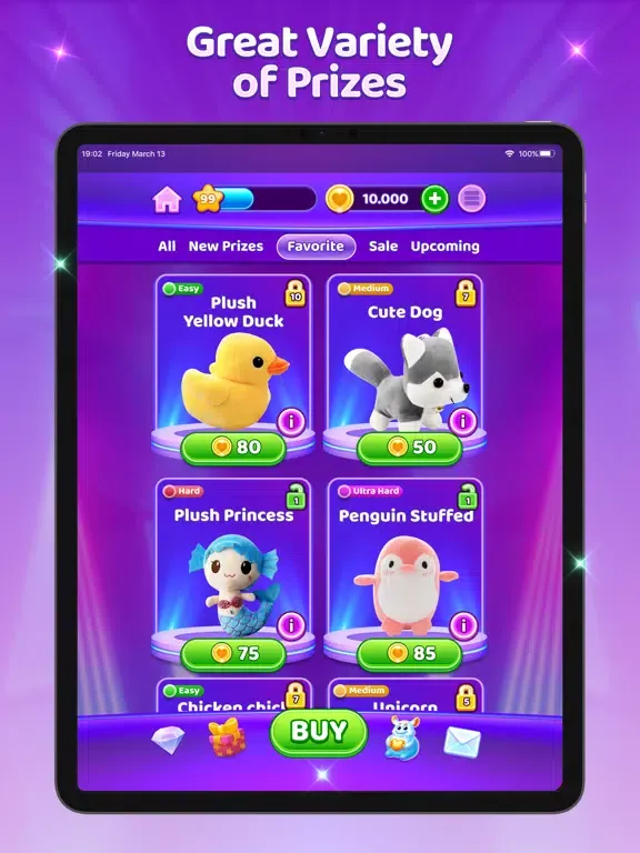 Capturas de pantalla de Swoopy: Play Real Claw Machine iPad 