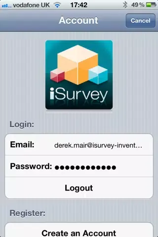 iSurvey Screenshots