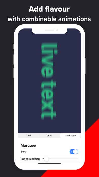 Live text - Text flasher Screenshots