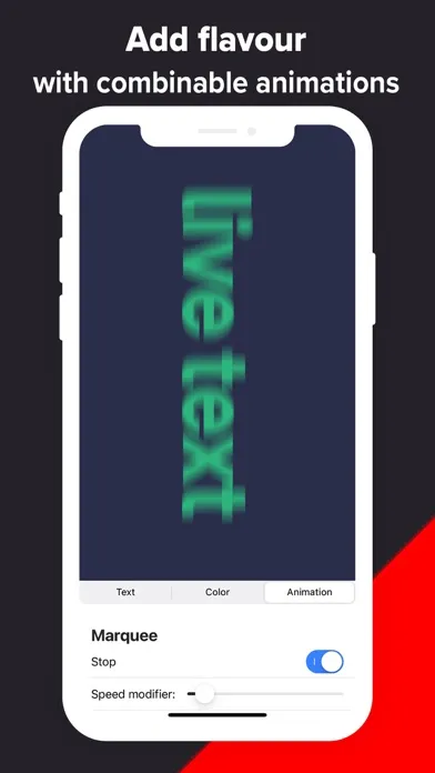 Live text - Text flasher Ekran Görüntüleri