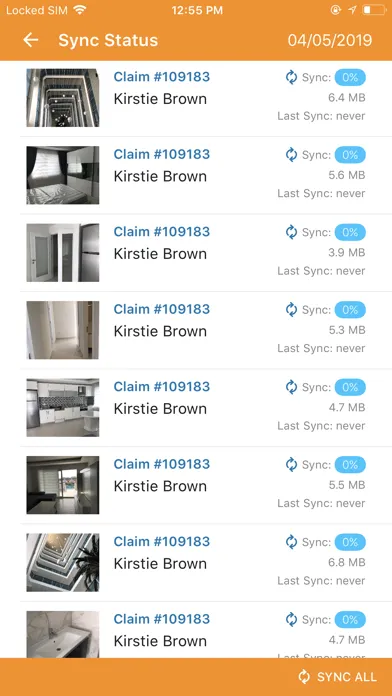 Livegenic myClaim سکرین شاٹس