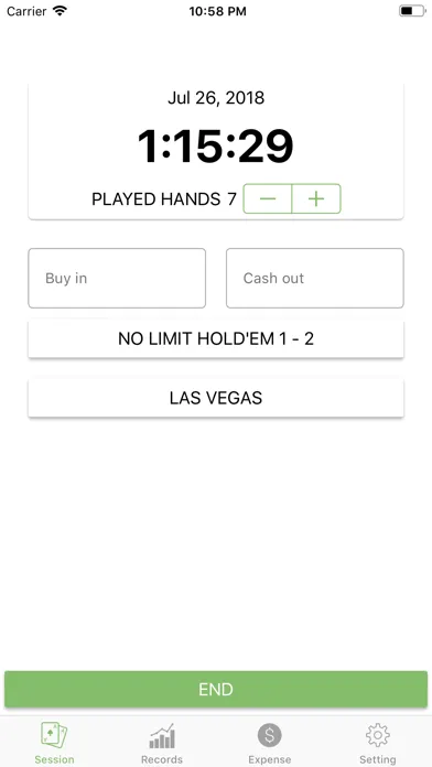 Tangkapan skrin Live Poker Tracker