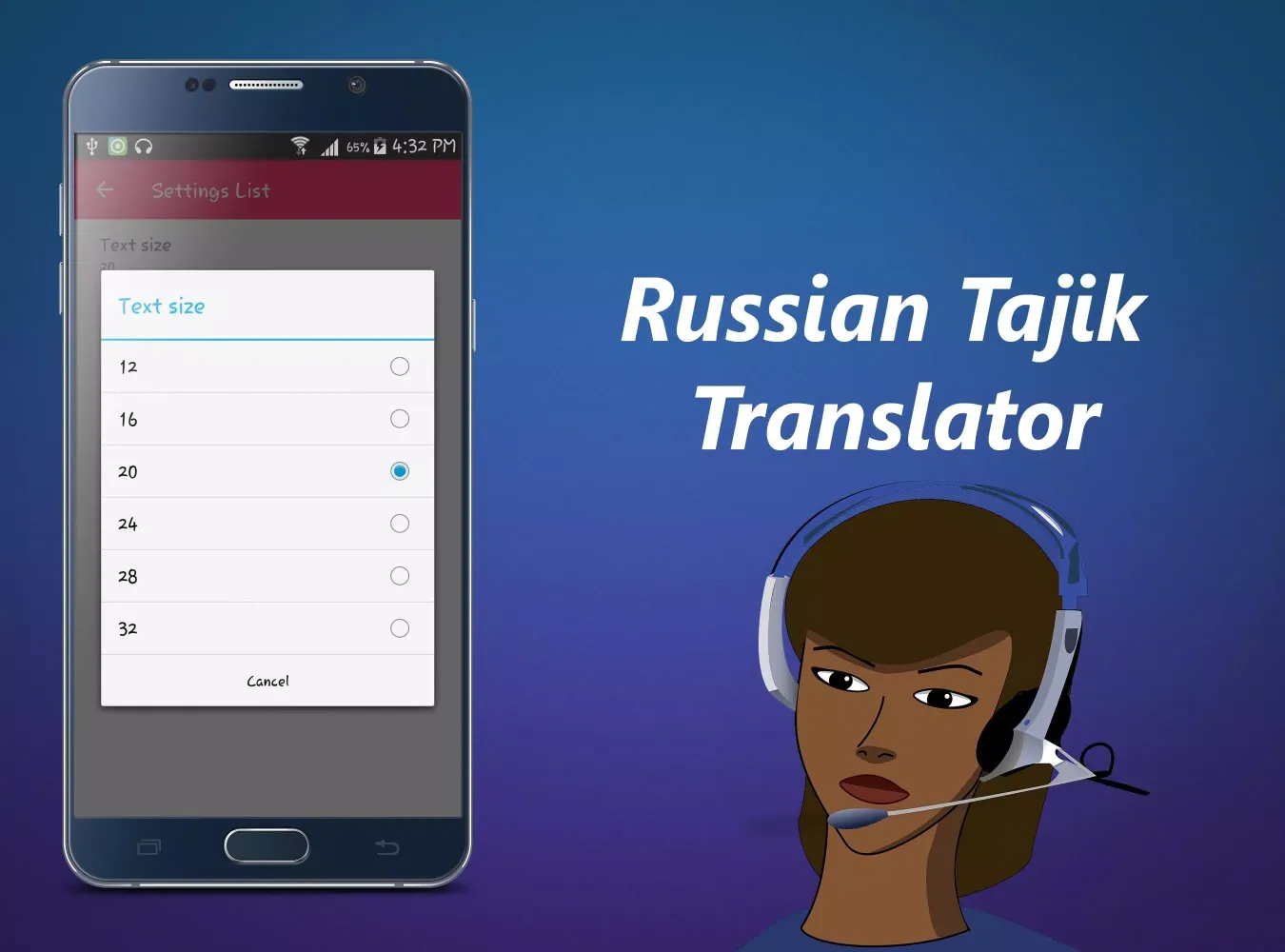 Zrzuty ekranu Russian Tajik Translator