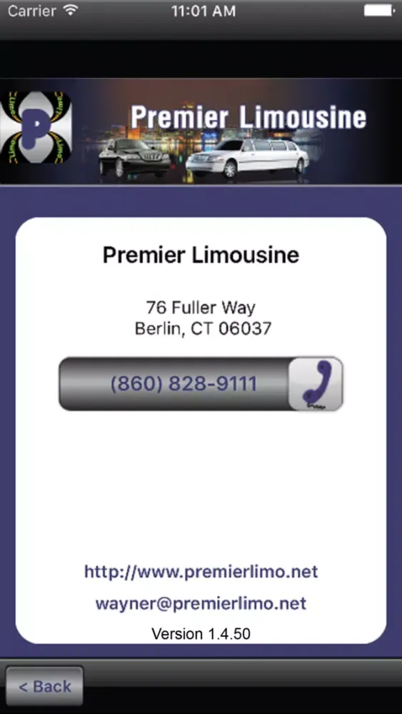 Premier Limo Ekran Görüntüleri