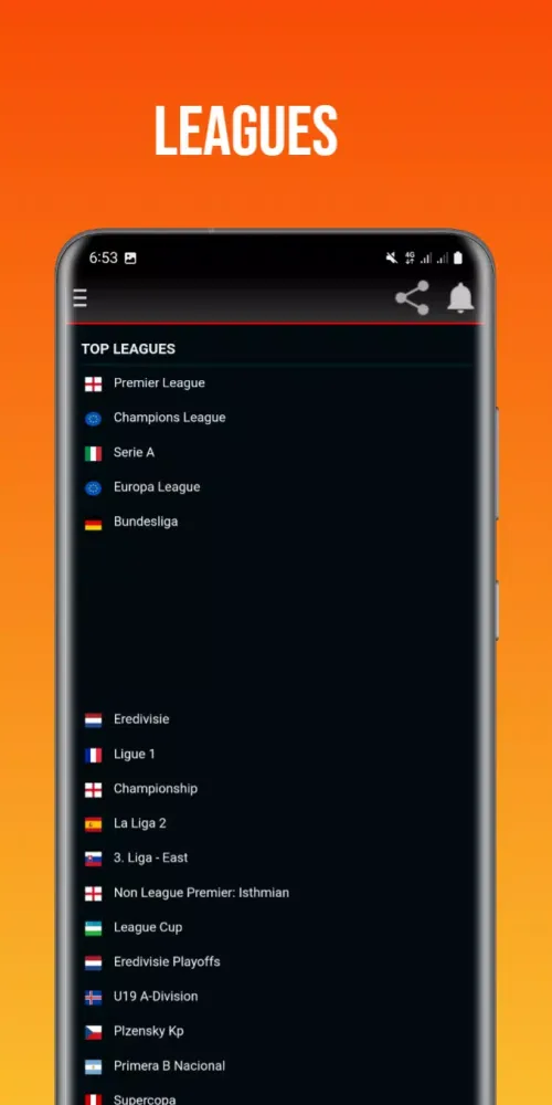 Скриншоты Livescore