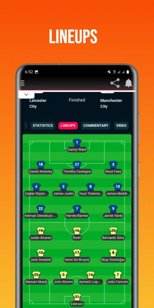 Скриншоты Livescore