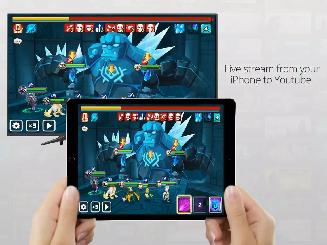 Zrzuty ekranu LiveStream Games for YouTube iPad 