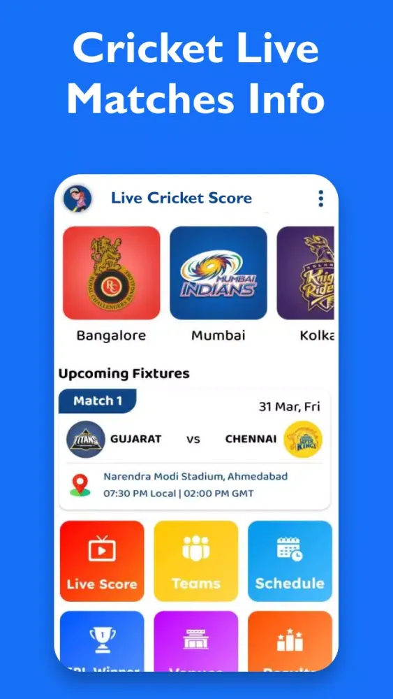 Live Cricket TV HD-Live Score Screenshots