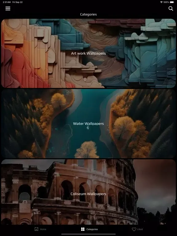 Zrzuty ekranu Nature live wallpapers ! iPad 