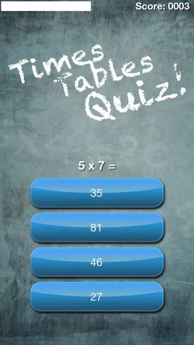 ภาพหน้าจอของ Times Tables Quiz!