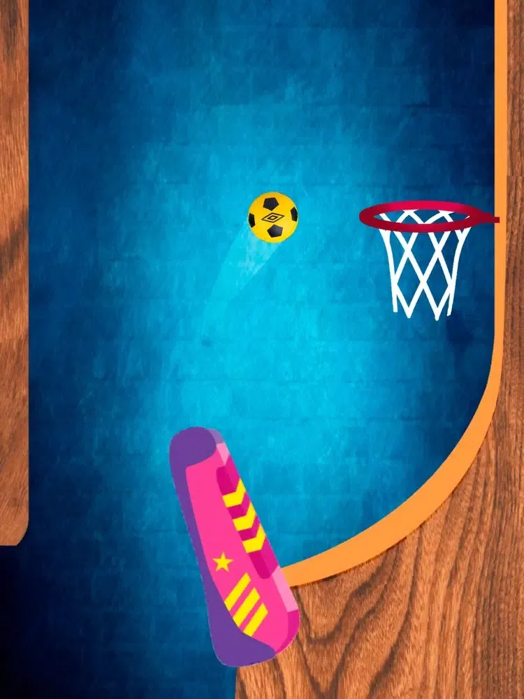 Capturas de pantalla de Flipper shot hoop basket games iPad 