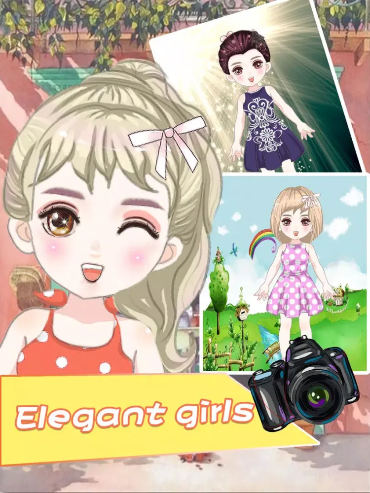 Dressup Beauty Girls - Dress up game for kids iPad  Screenshots