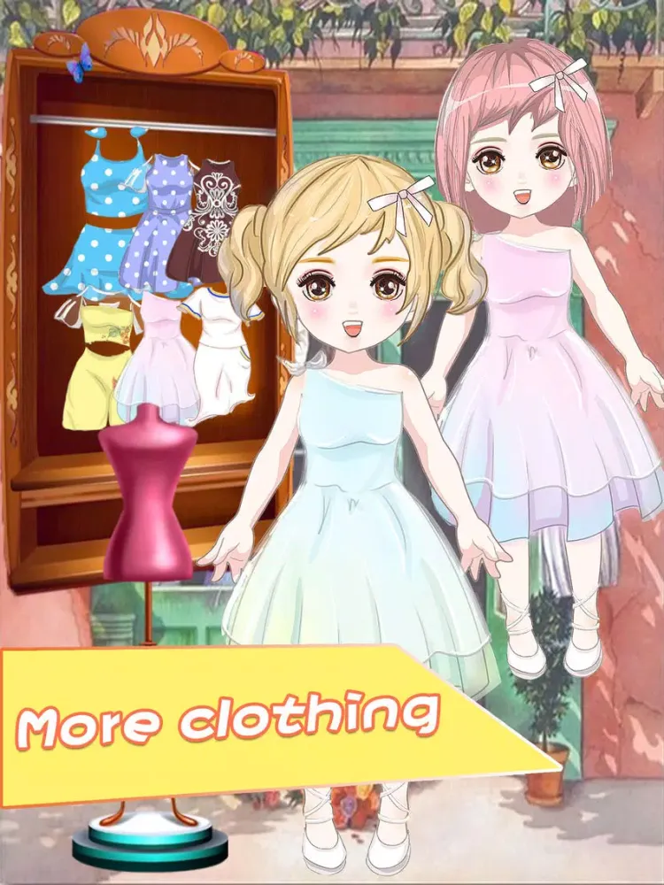 Dressup Beauty Girls - Dress up game for kids iPad  Screenshots