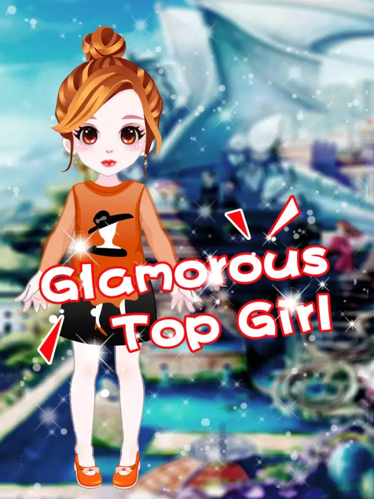 Dressup glamorous Top Girl - Makeover girly games iPad  스크린샷