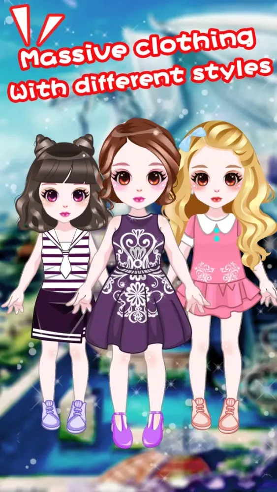 Dressup glamorous Top Girl - Makeover girly games 스크린샷