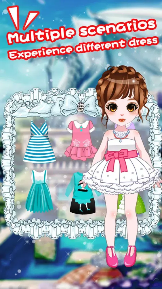 Dressup glamorous Top Girl - Makeover girly games 스크린샷
