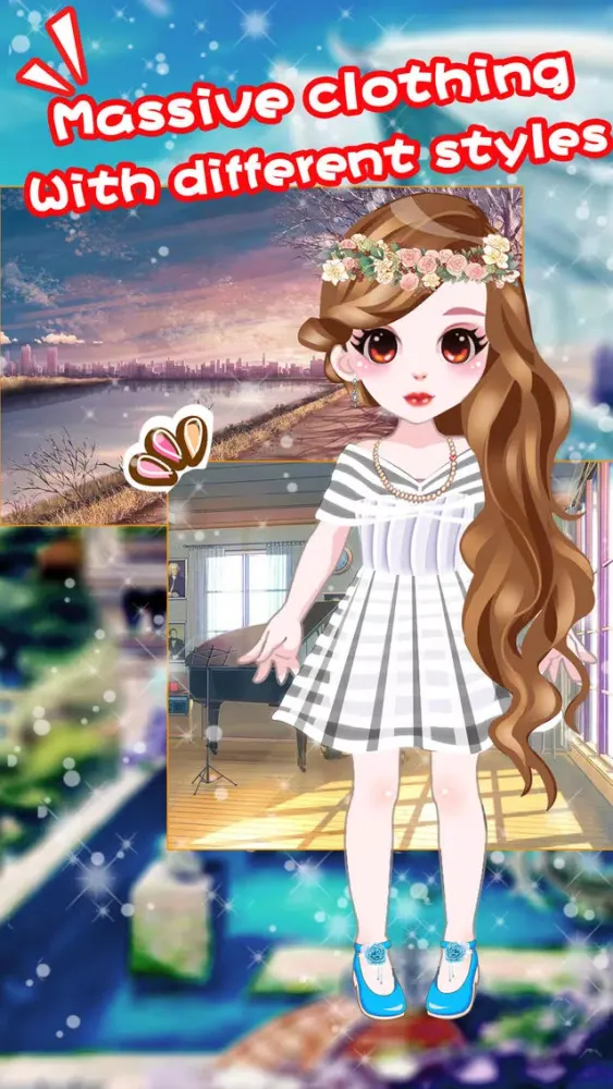 Dressup glamorous Top Girl - Makeover girly games 스크린샷