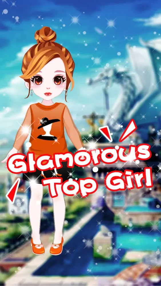Dressup glamorous Top Girl - Makeover girly games 스크린샷