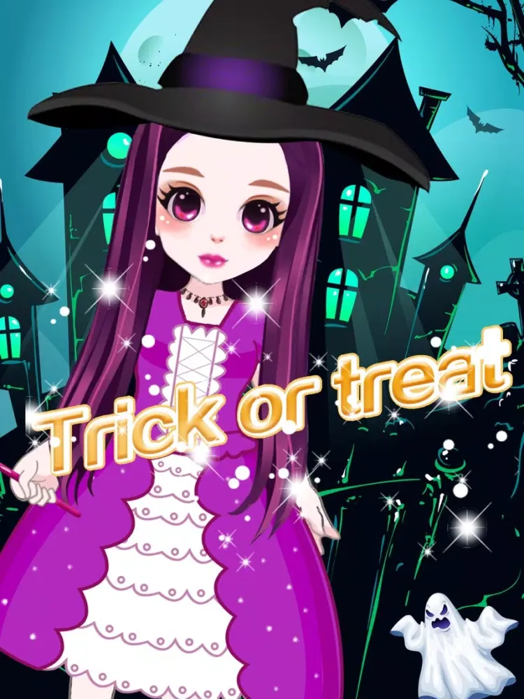 Capturas de tela do Trick or treat — Halloween dress game iPad 
