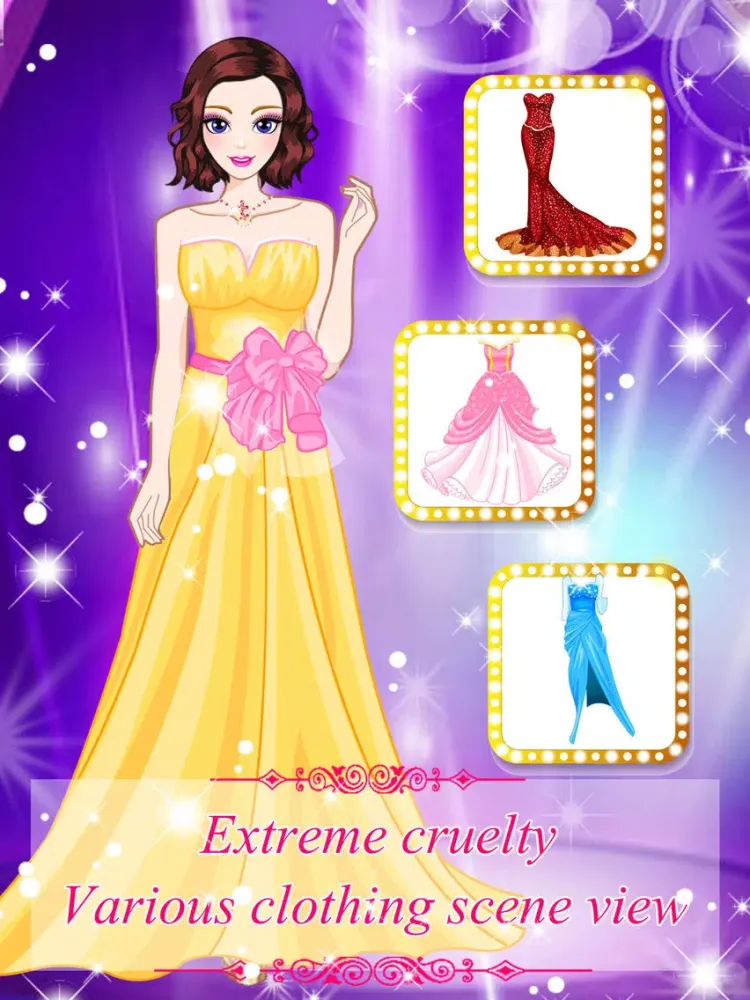 Super show-Beautiful Princess Dress Up Games iPad  Screenshots