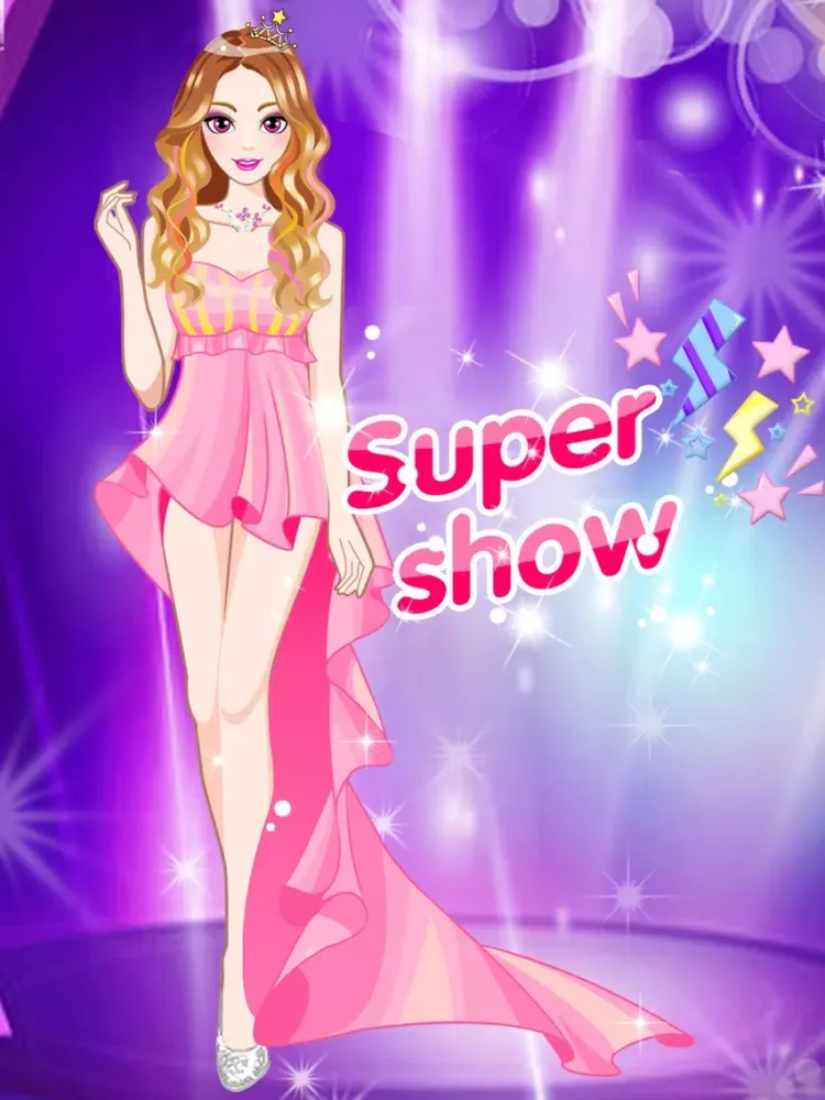 Super show-Beautiful Princess Dress Up Games iPad  Screenshots