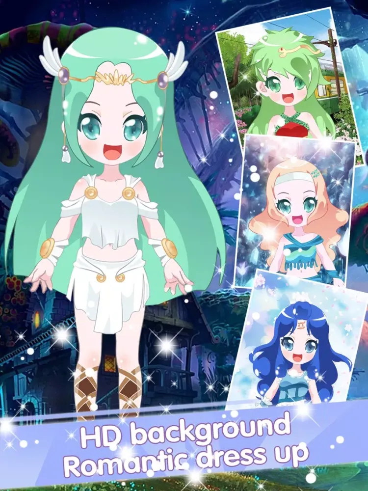 Ảnh chụp màn hình của My constellation dress up－High Fashion Makeup game iPad 