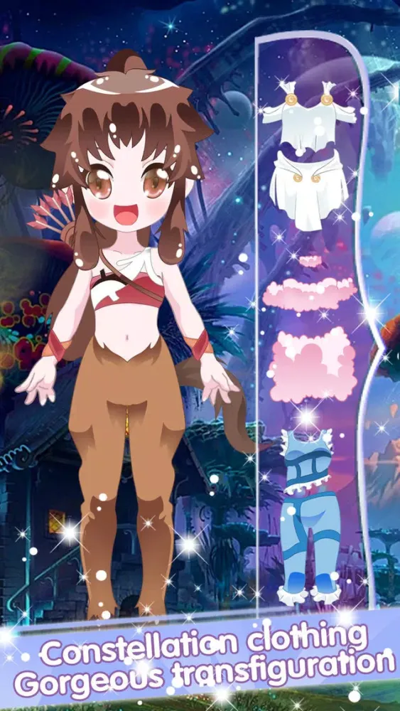 Ảnh chụp màn hình của My constellation dress up－High Fashion Makeup game