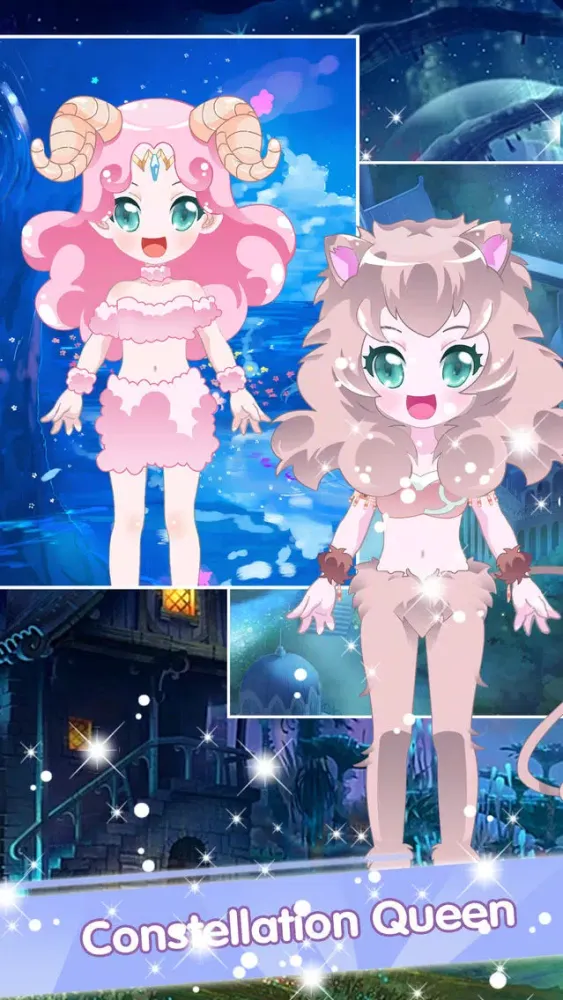 Ảnh chụp màn hình của My constellation dress up－High Fashion Makeup game
