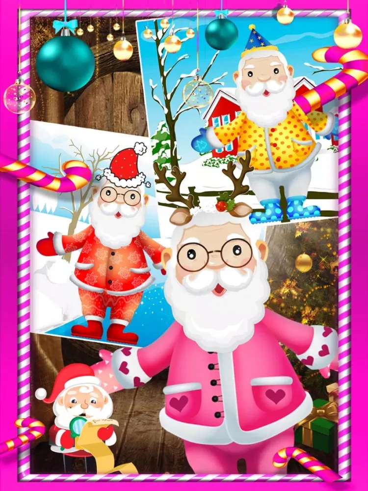 Santa's party - Fun Design Game for Kids iPad Screenshots