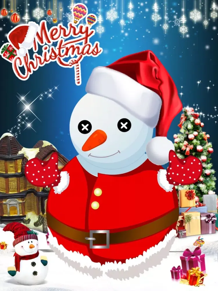 Captures d'écran de Christmas Snowman Dress Up - Fashion Dressup iPad 
