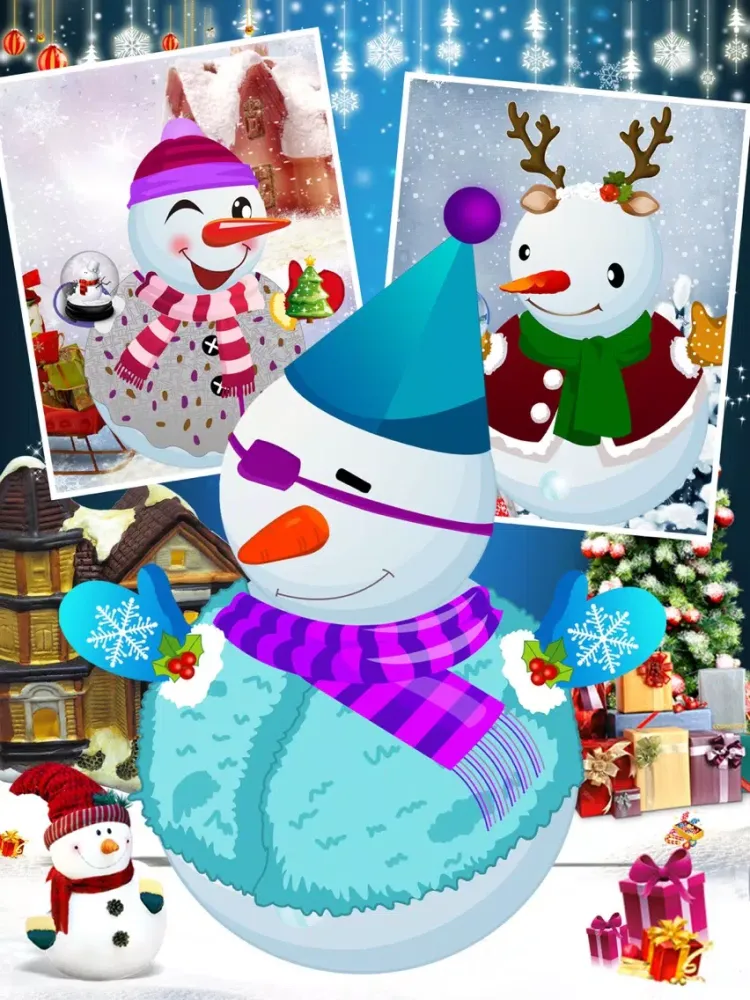Captures d'écran de Christmas Snowman Dress Up - Fashion Dressup iPad 